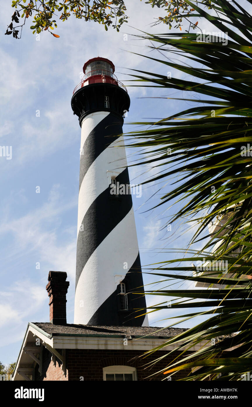 The St. Augustine Light Station in St. Augustine, Florida, USA Stock
