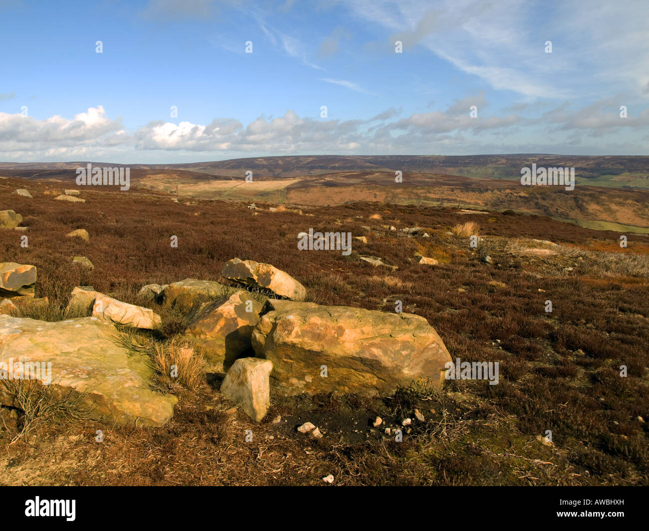 North York Moors National Park looking over Rosedale towards Blakey ...