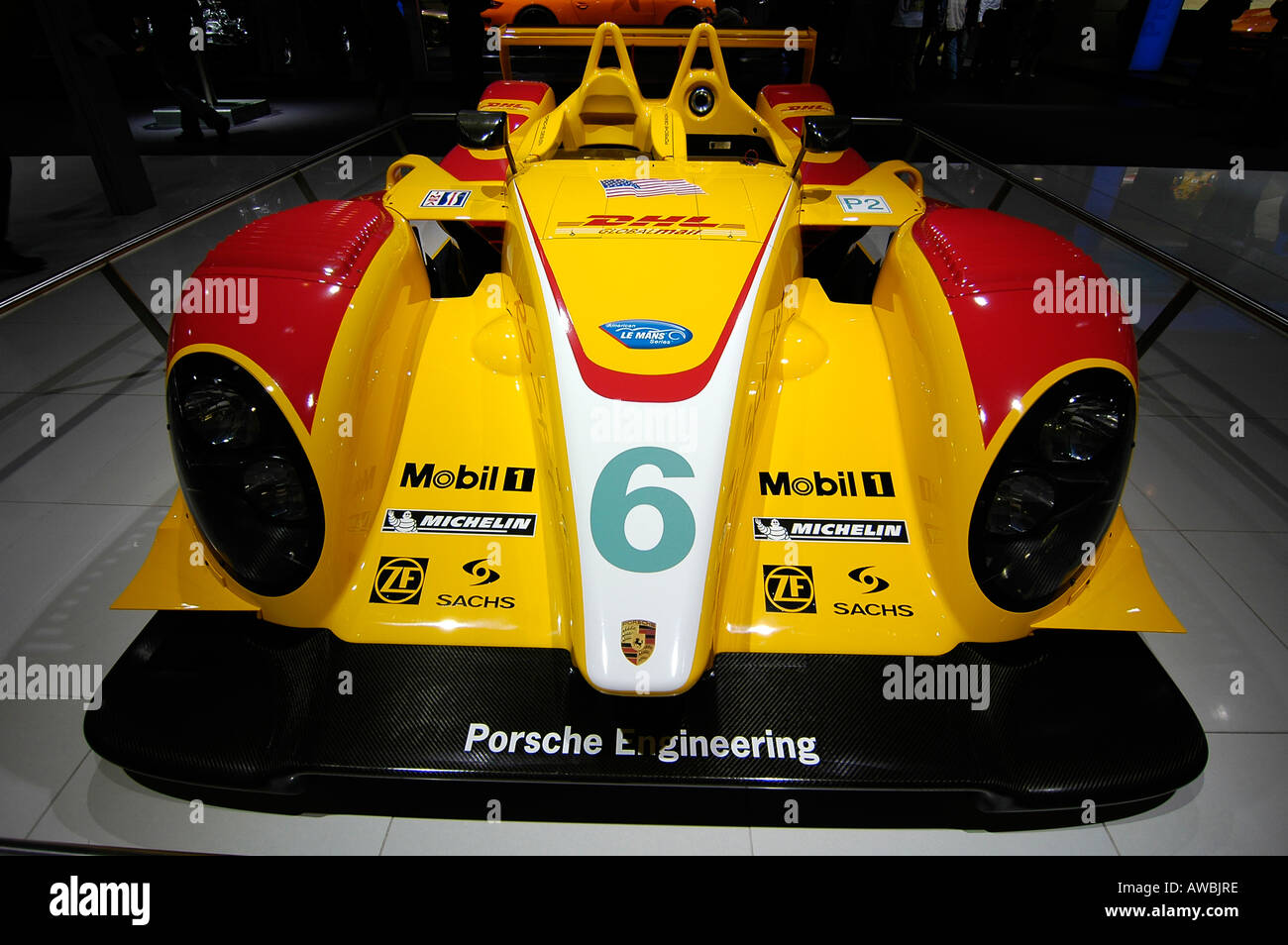 A Formula One car at the Paris 2006 World Car Exhibition. Stock Photo