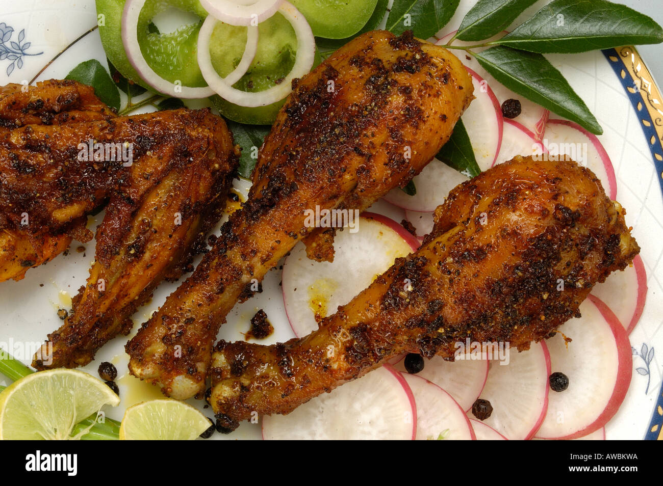CHICKEN FRY (KERALA STYLE Stock Photo - Alamy