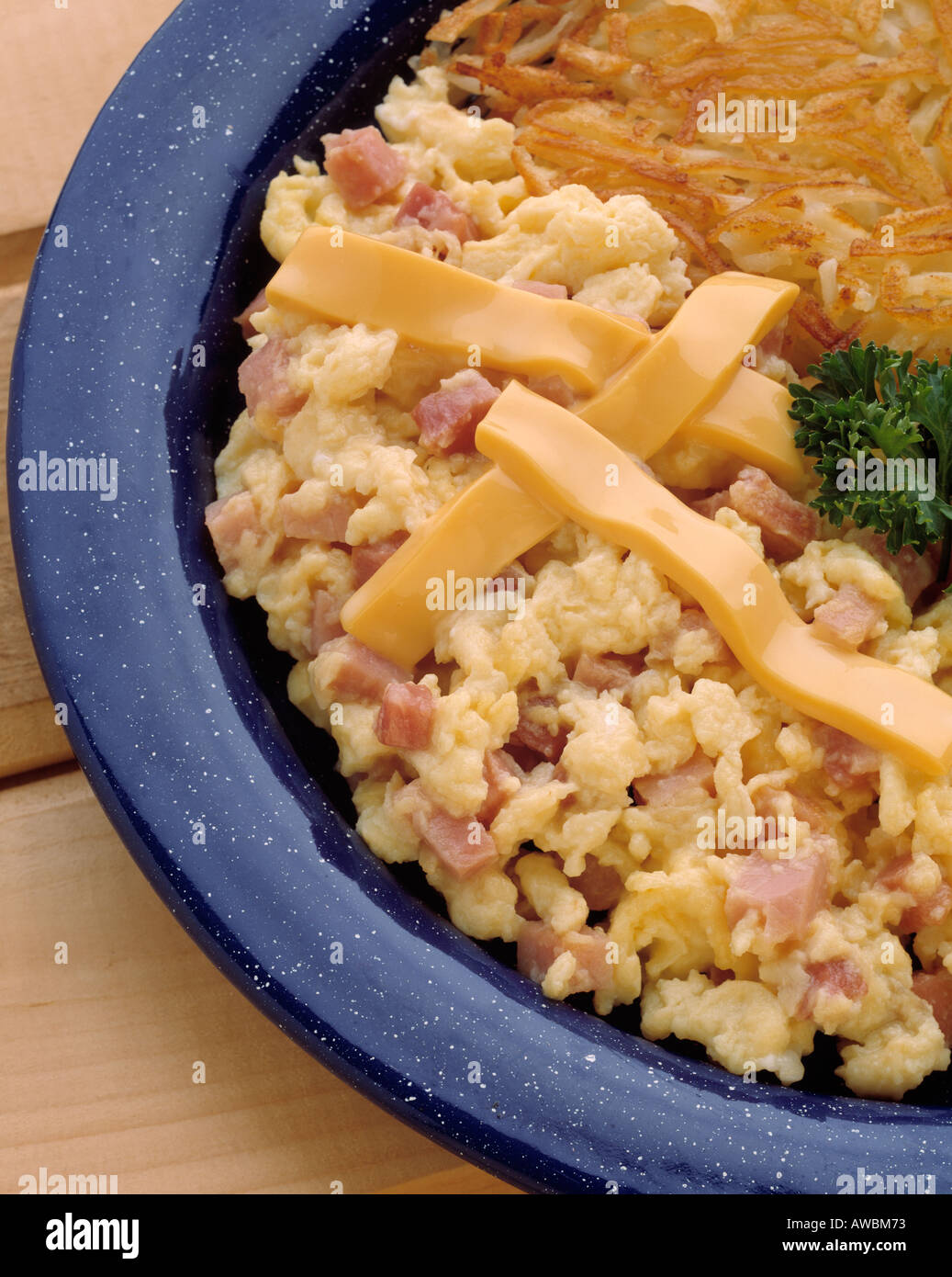 fast food hearty breakfast scrambled egg cheese hash brown potato