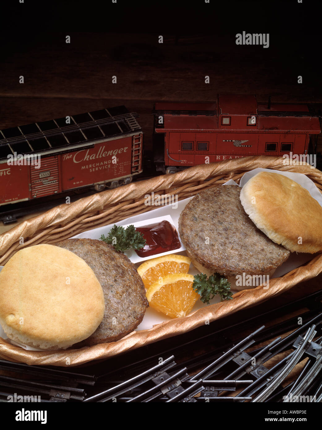 fast food hearty breakfast sausage patty egg sandwich sandwiches in