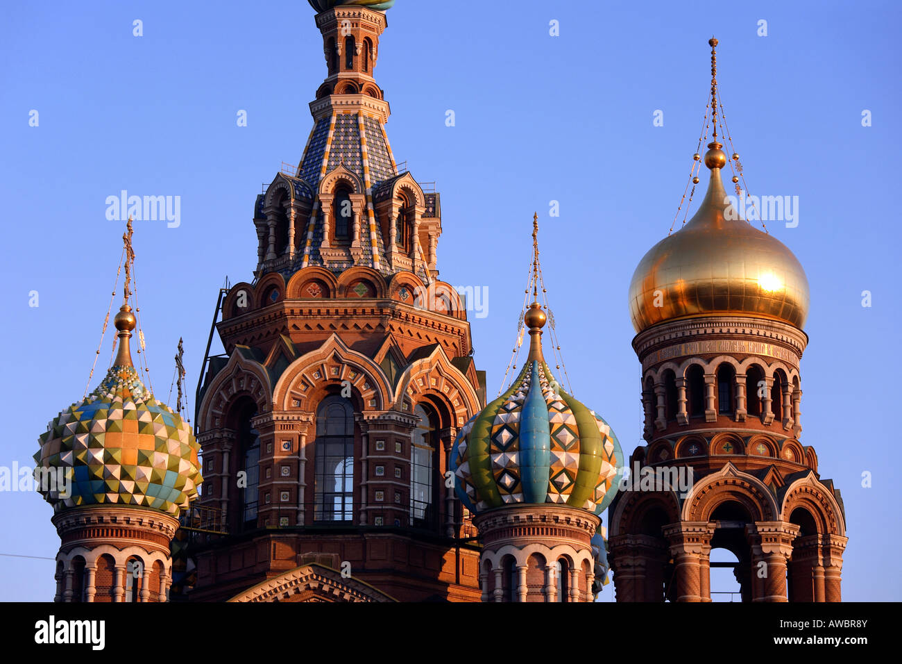 Russia, St Petersburg, Church Of The Resurrection (Church On Spilled Blood) Stock Photo