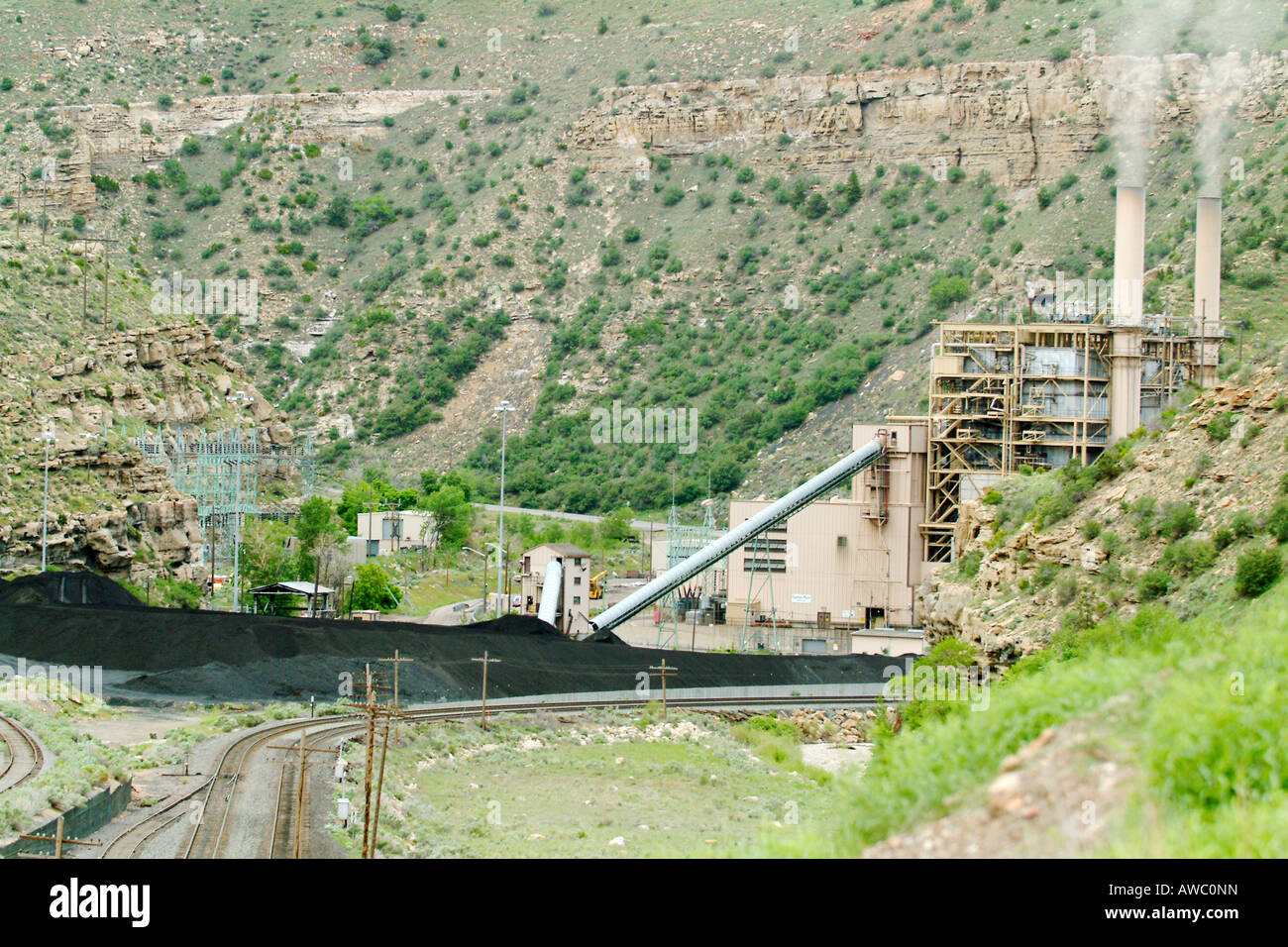 Coal mine in central eastern Utah Stock Photo Alamy