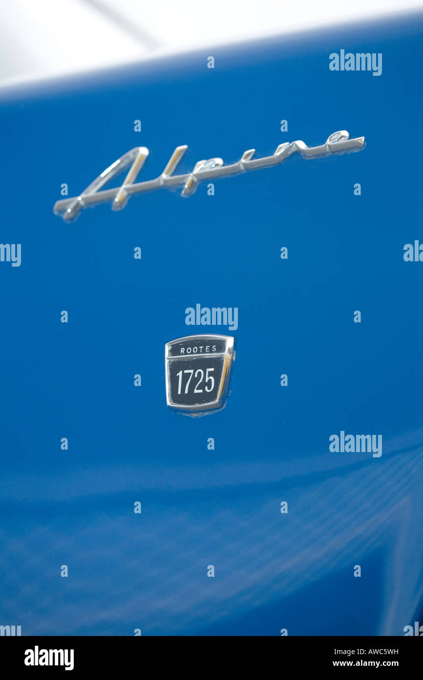 Detail of Sunbeam Alpine Series V car Stock Photo