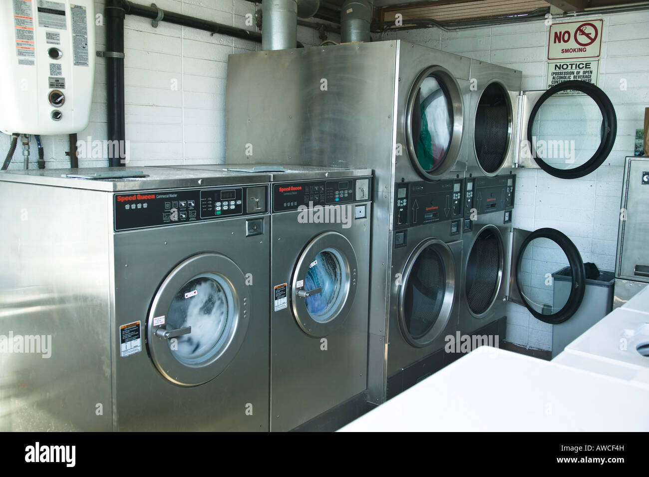 Laundry facility Santa Barbara, California, USA Stock Photo Alamy