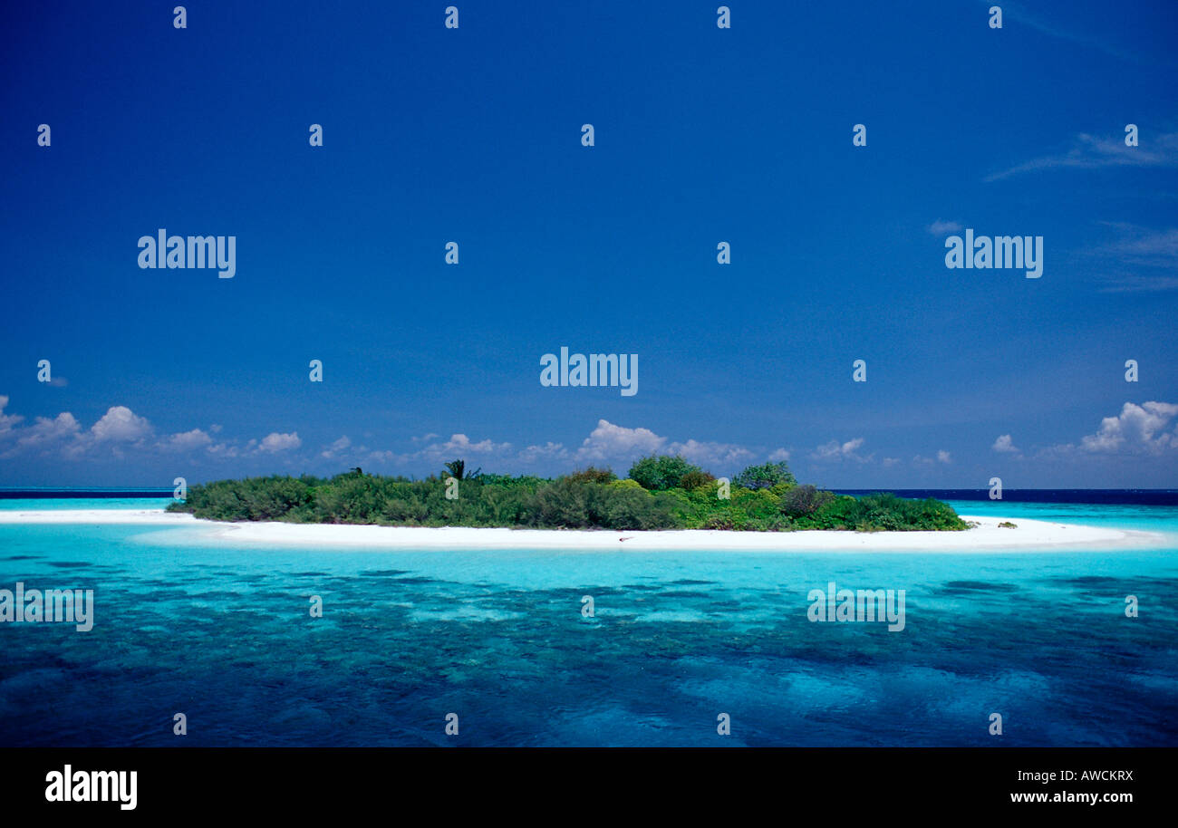 Dreamlike Island Maldives Indian Ocean Meemu Atoll Stock Photo - Alamy