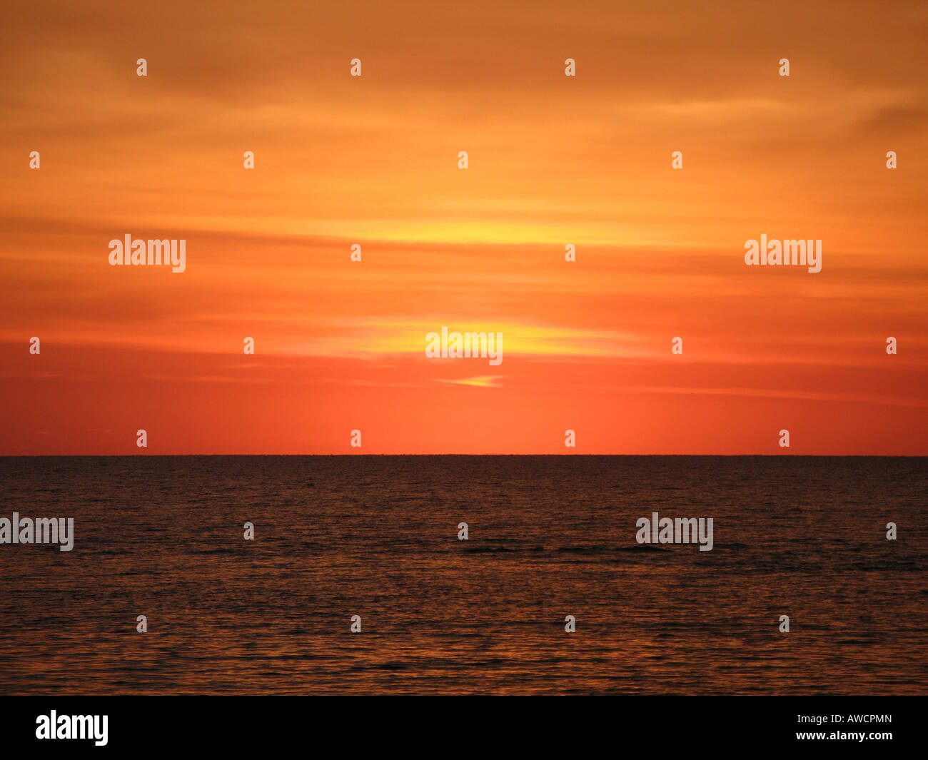Sunrise, Mediterranean, Italy Stock Photo - Alamy