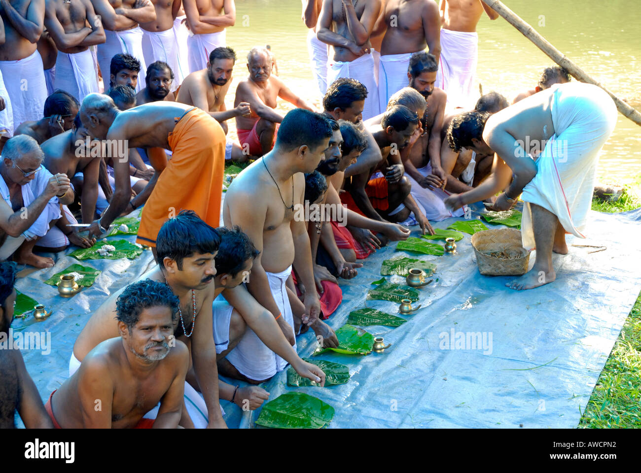 VAVU BALI A RITUAL OF HINDUS KERALA Stock Photo Alamy