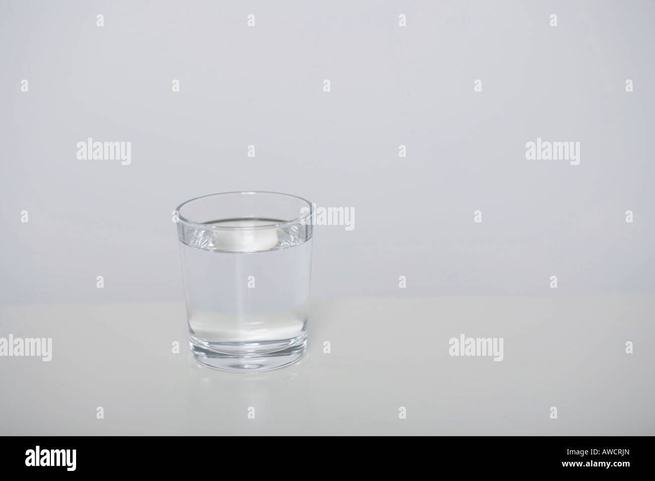 A glass of water Stock Photo