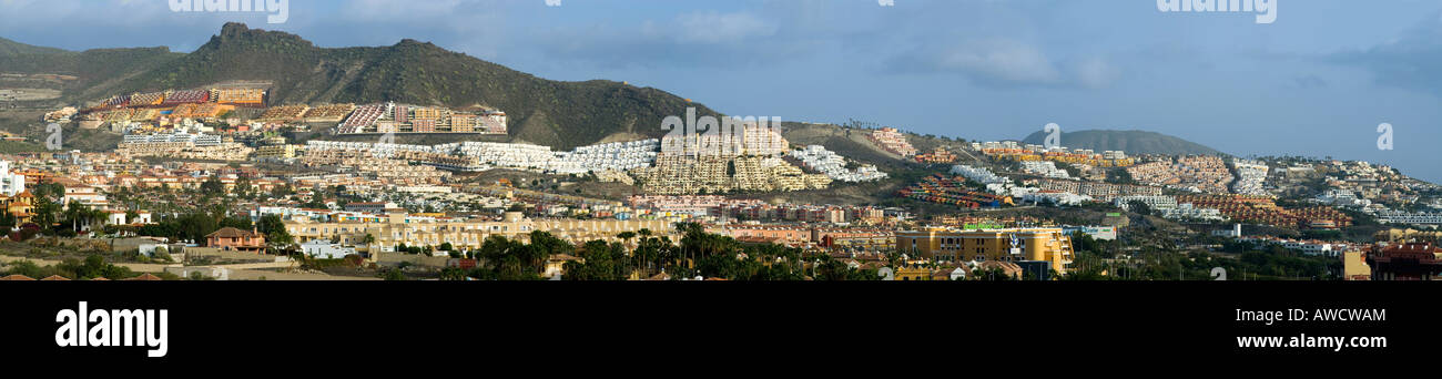 Spain Canary Islands Tenerife Las Americas construction housing boom Stock Photo