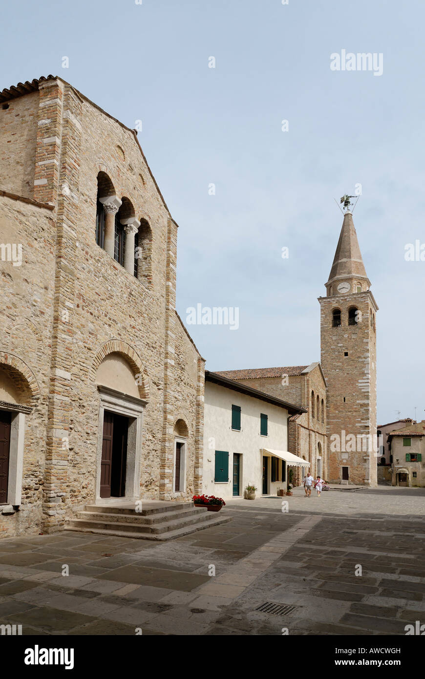 Grado at the adriatic sea Friuli Venezia Giulia Italy basilica St. Eufemia Stock Photo