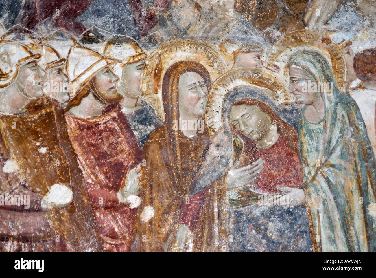 Amalfi Amalfi coast Campania Italy Italia cathedral Sant'Andrea museum Jesus Christ meets the weeping women Stock Photo