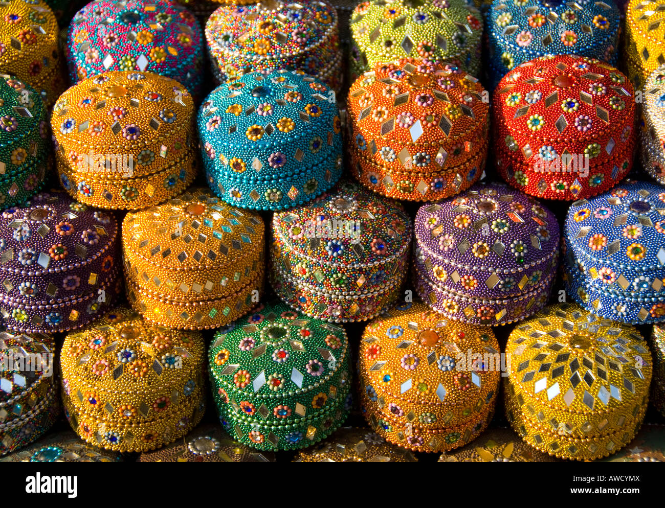 Decorative jewellery boxes Stock Photo Alamy