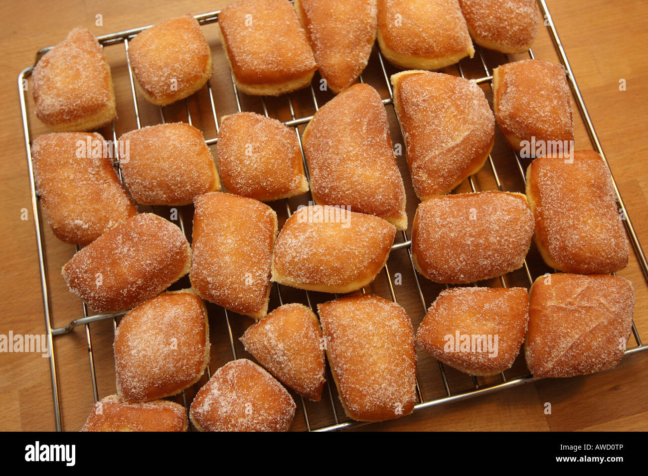 Homemade doughnuts Stock Photo