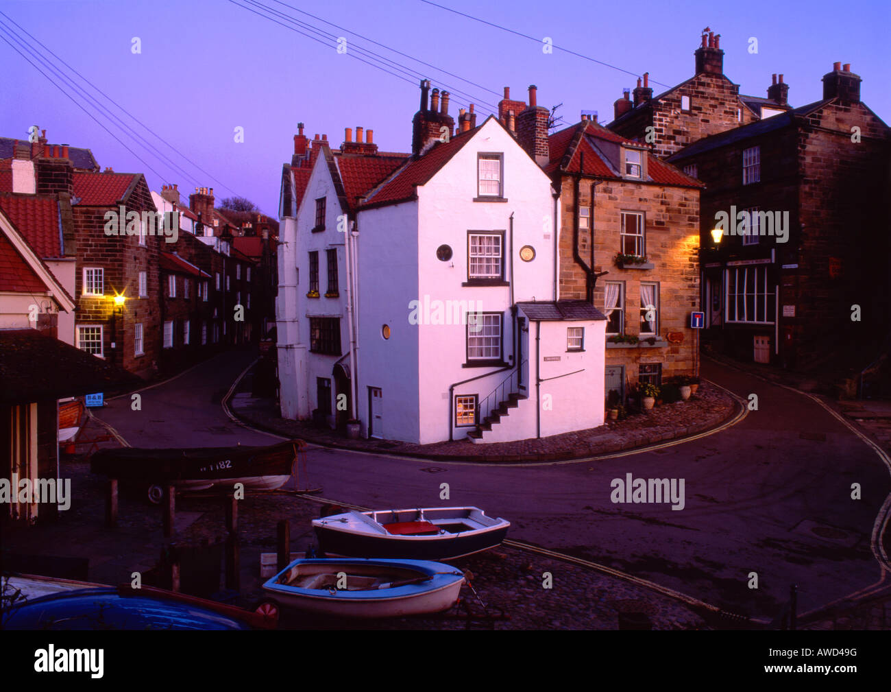 Robin Hoods Bay Stock Photo Alamy
