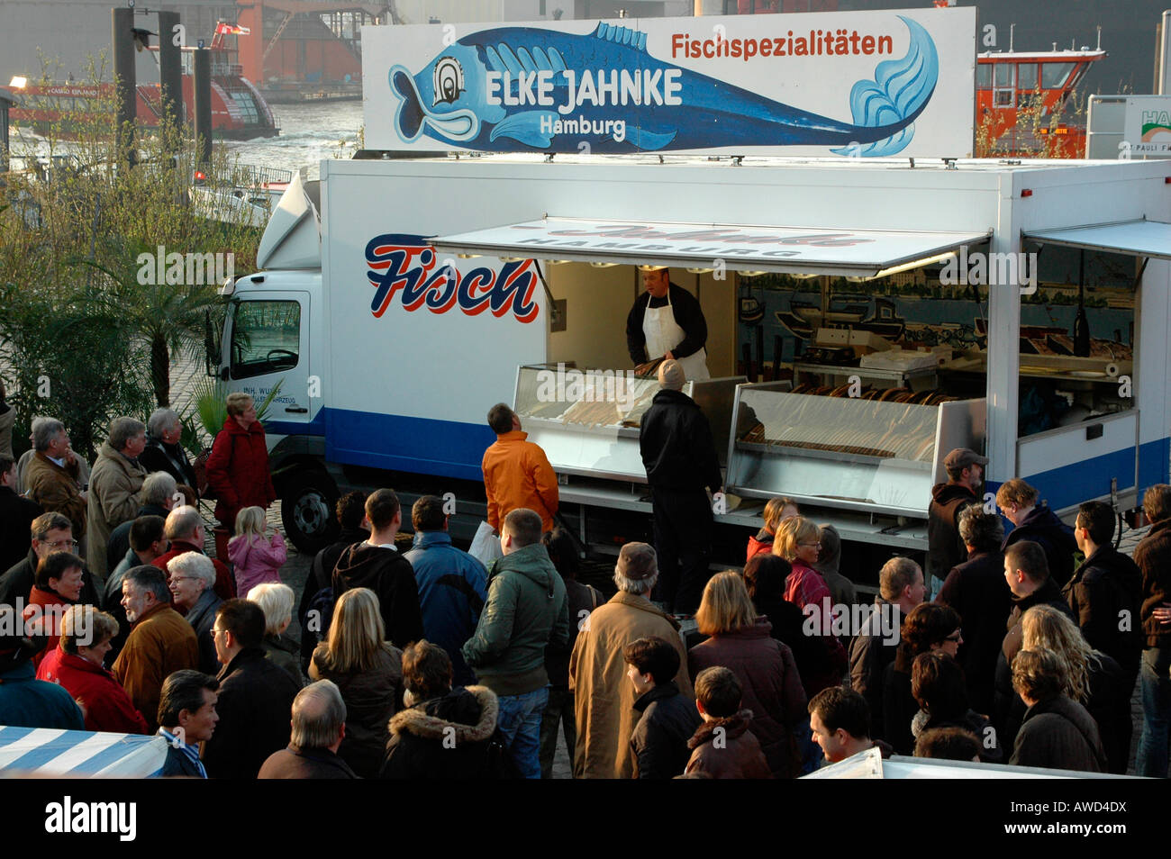 Fish market, Hamburg, Germany, Europe Stock Photo Alamy