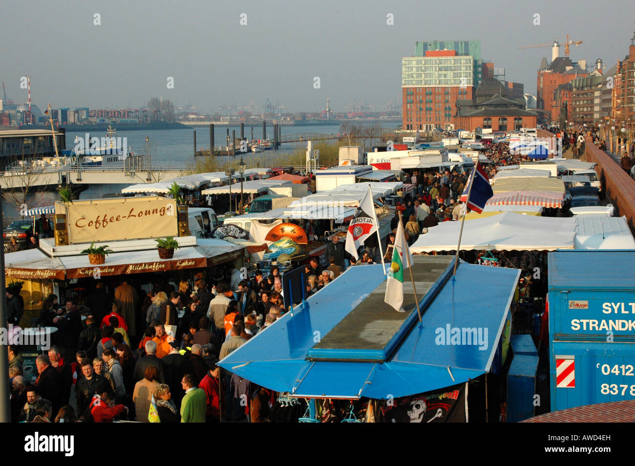 Fish market, Hamburg, Germany, Europe Stock Photo Alamy