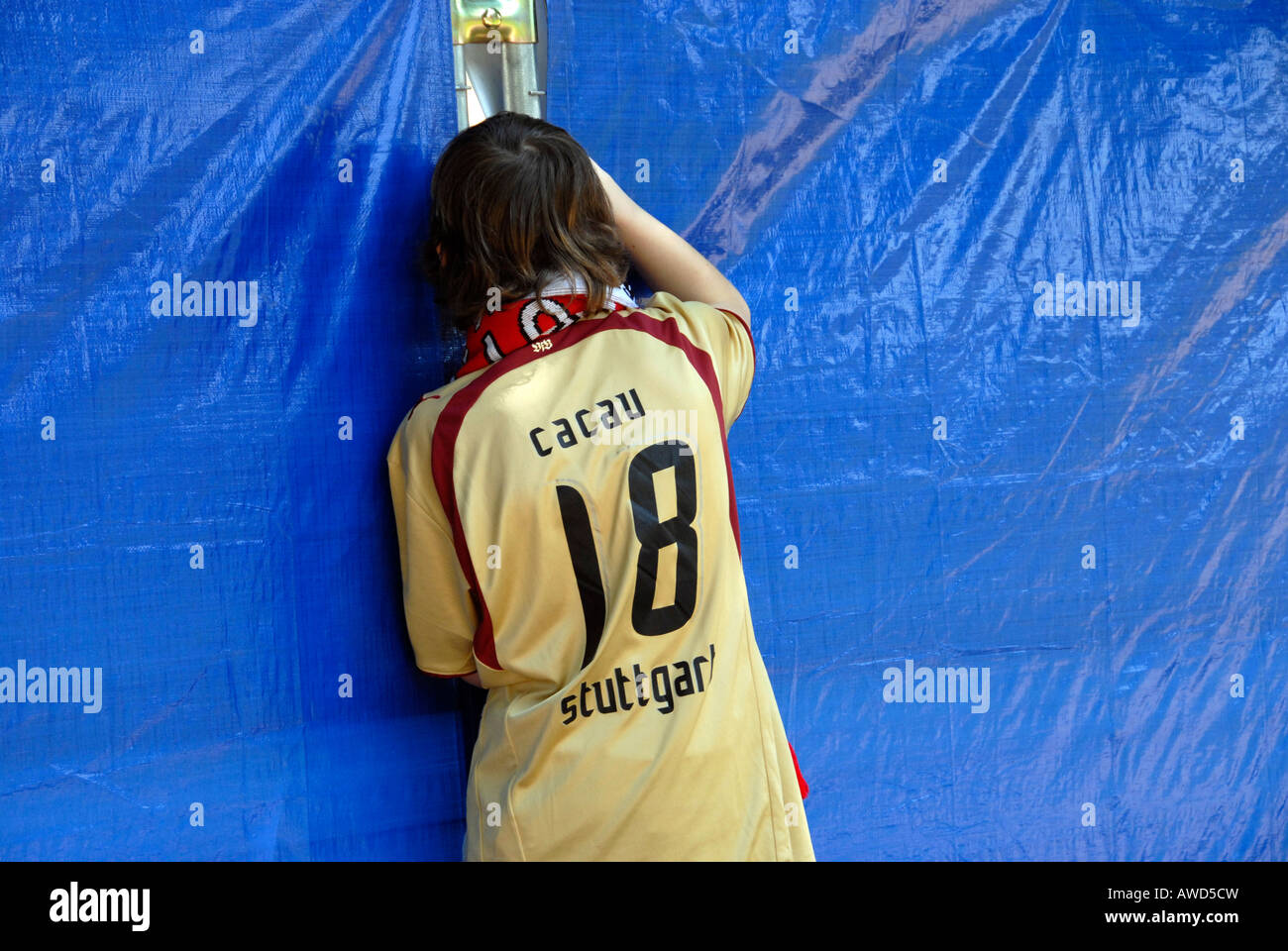 VfB Stuttgart (Stuttgart Football Club) 2007 Bundesliga championship celebrations at the Schlossplatz in Stuttgart, Baden-Wuert Stock Photo