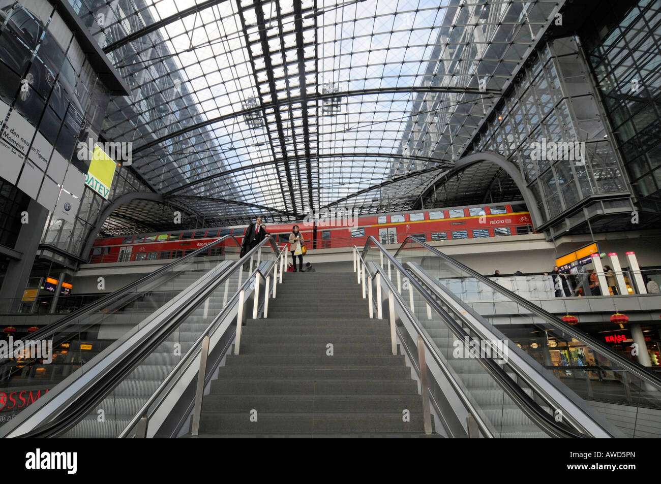 Central Station, Berlin, Germany, Europe Stock Photo