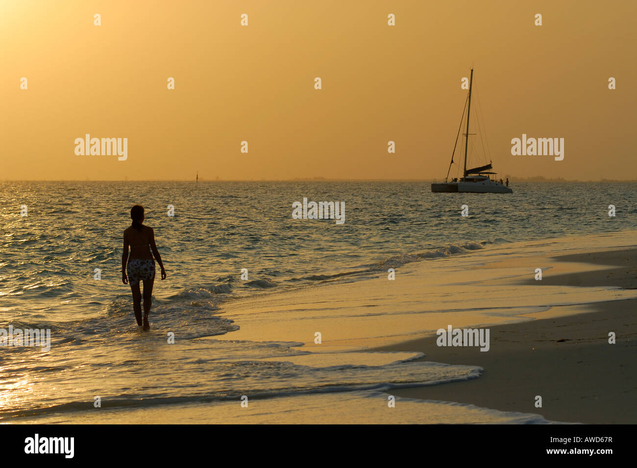 Playa Sirena beach, Cayo Largo del Sur, Cuba, Caribbean Stock Photo Alamy
