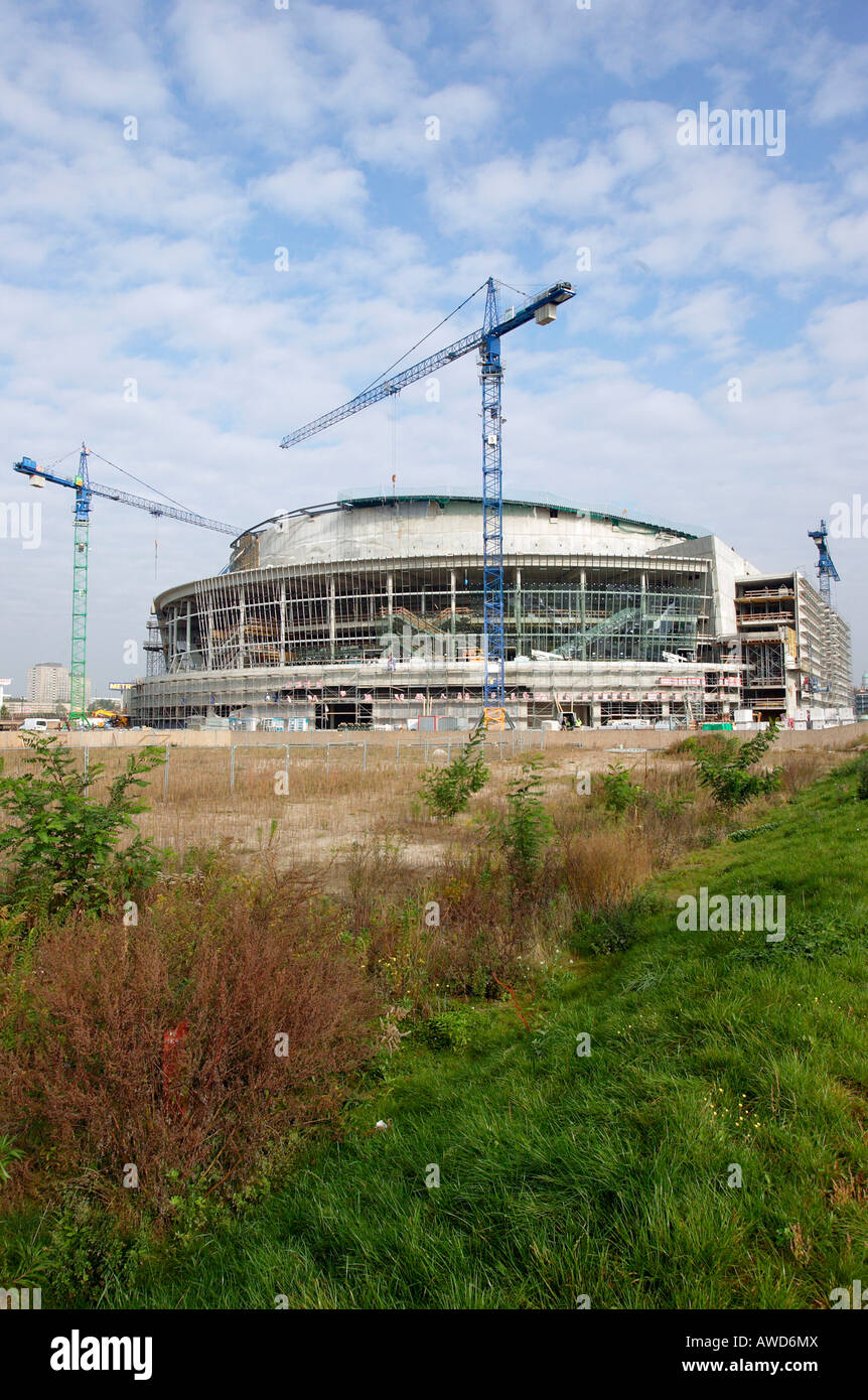 O2 World building site in Berlin, Germany, Europe Stock Photo
