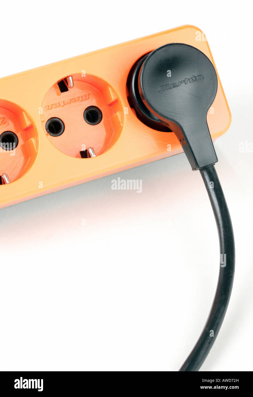 Plug connector and shockproof socket Stock Photo