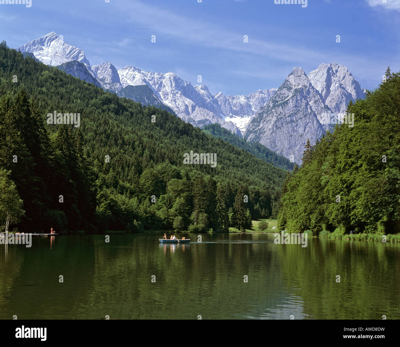 Woods garmisch partenkirchen german landscape hires stock photography