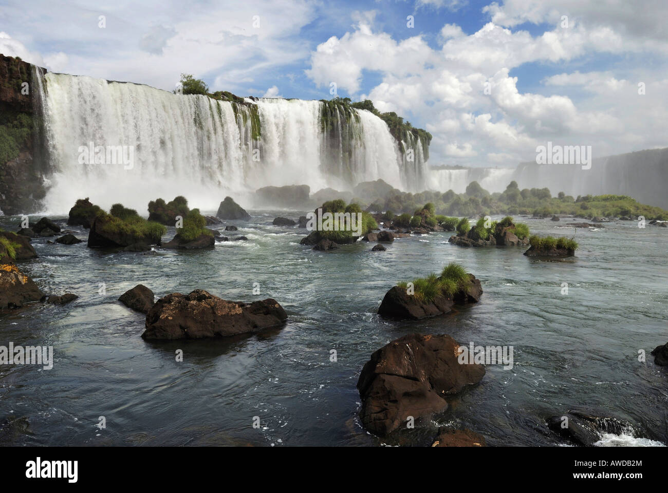 Iguazu Waterfalls, Brazil/Argentina Stock Photo