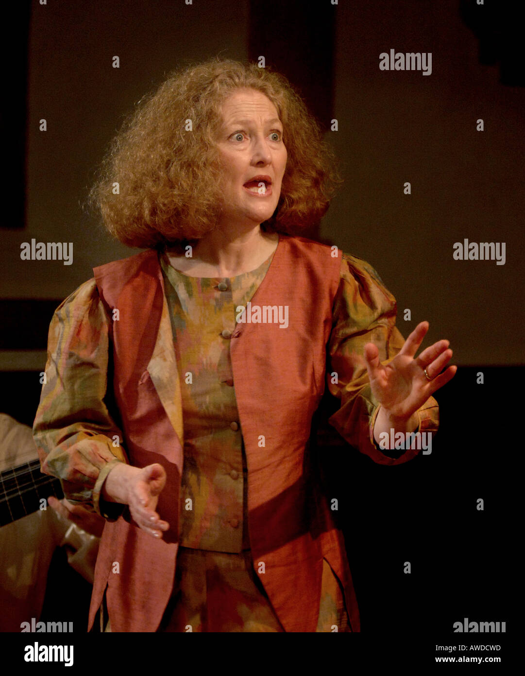 Classical singer Dame Emma Kirkby performing on stage at the Chiddingly Festival 2006. Picture by Jim Holden. Editorial use only. Stock Photo