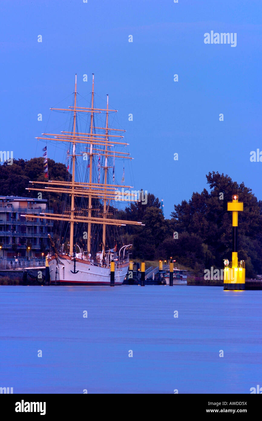 Training ship, Bremen Vegesack, Germany Stock Photo