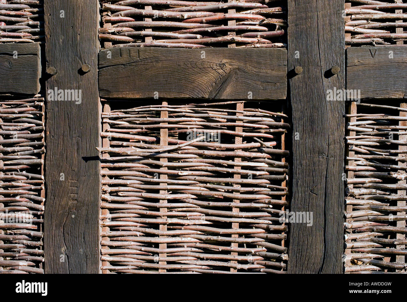 Open air museum Osterholz-Scharmbeck, detail, Lower Saxony, Germany Stock Photo