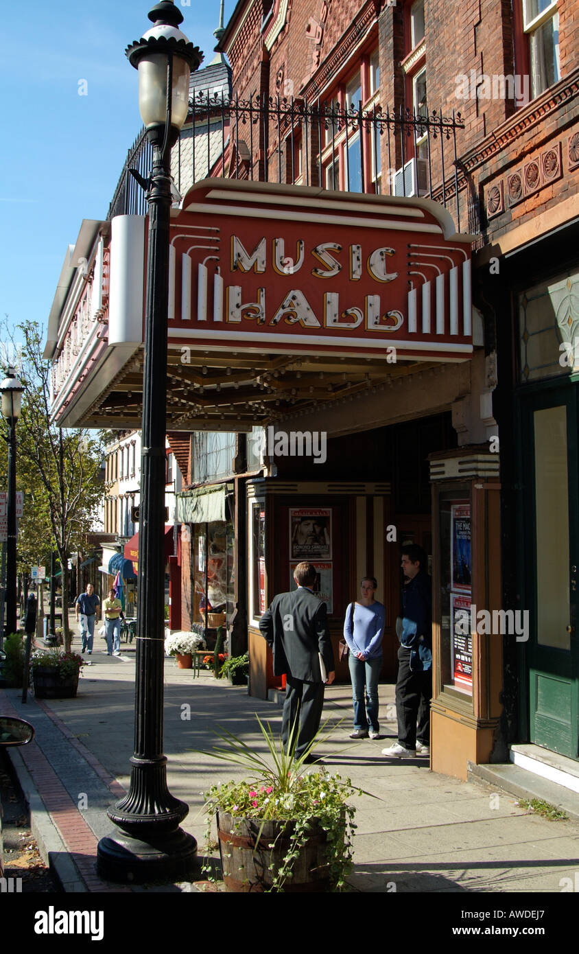 Tarrytown Music Hall in the Hudson Valley New York USA Stock Photo Alamy