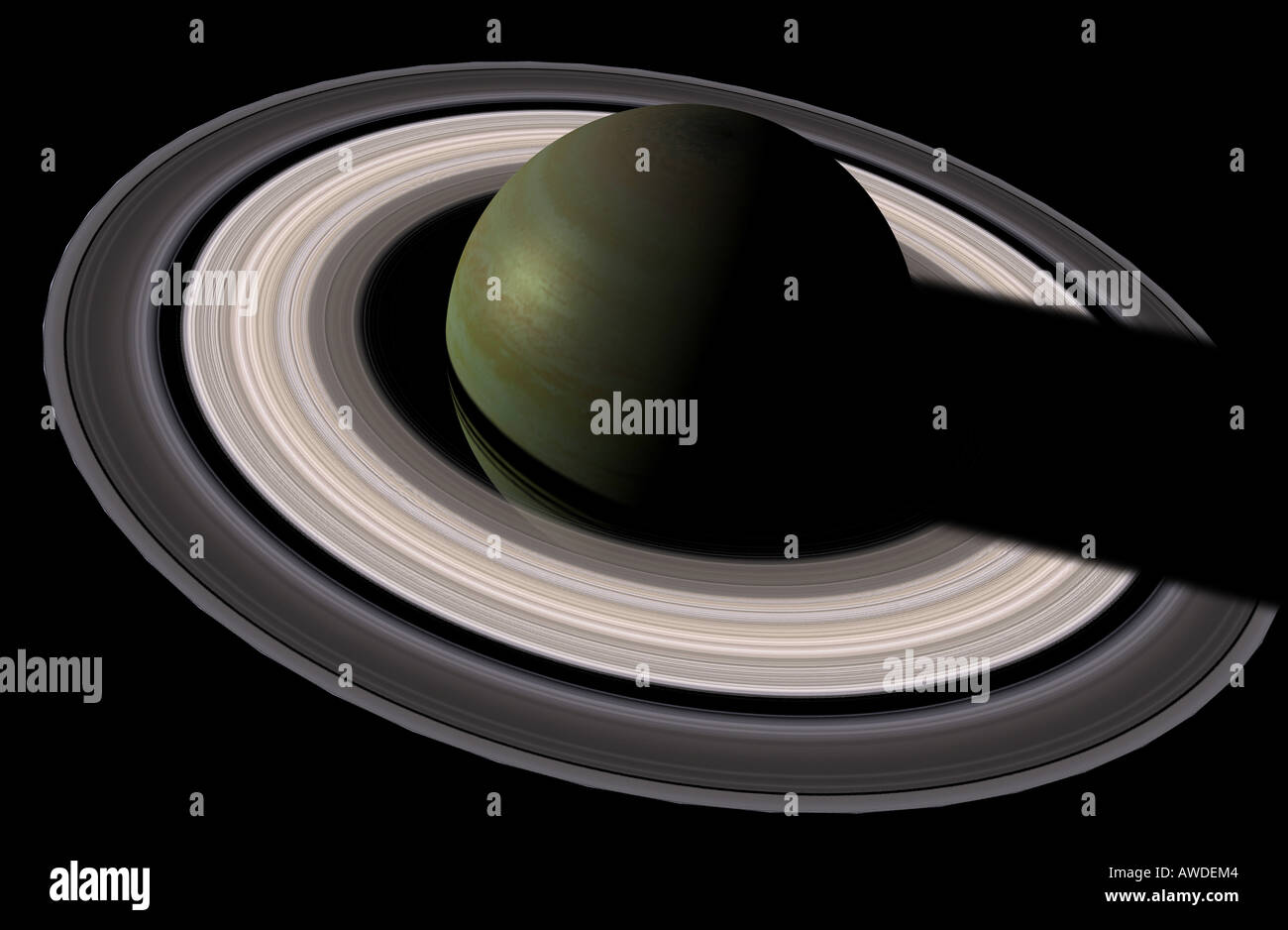 The Saturn is the second largest planet of the solar system and on the ...