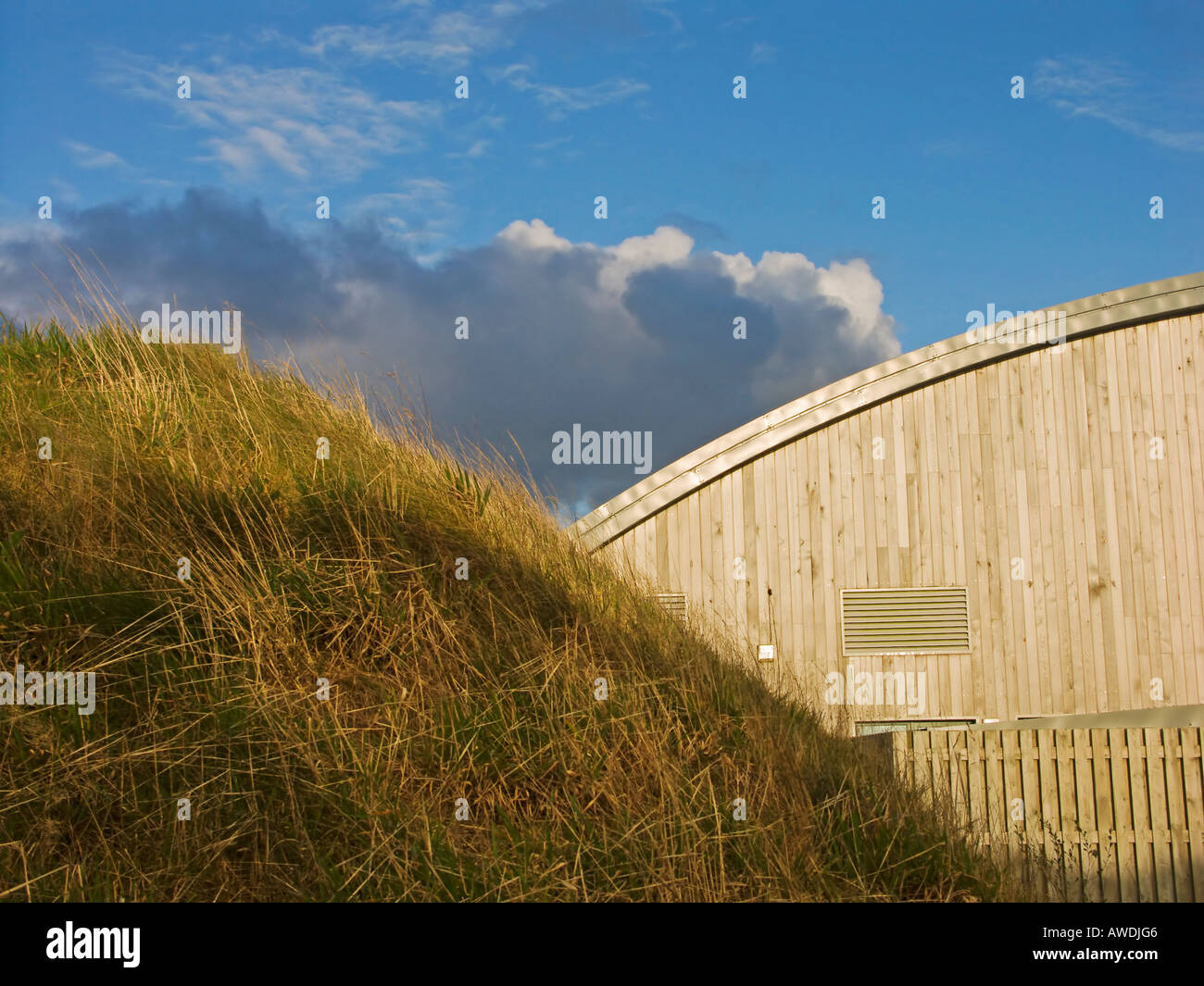 Gaia Energy Centre at Delabole Cornwall Stock Photo