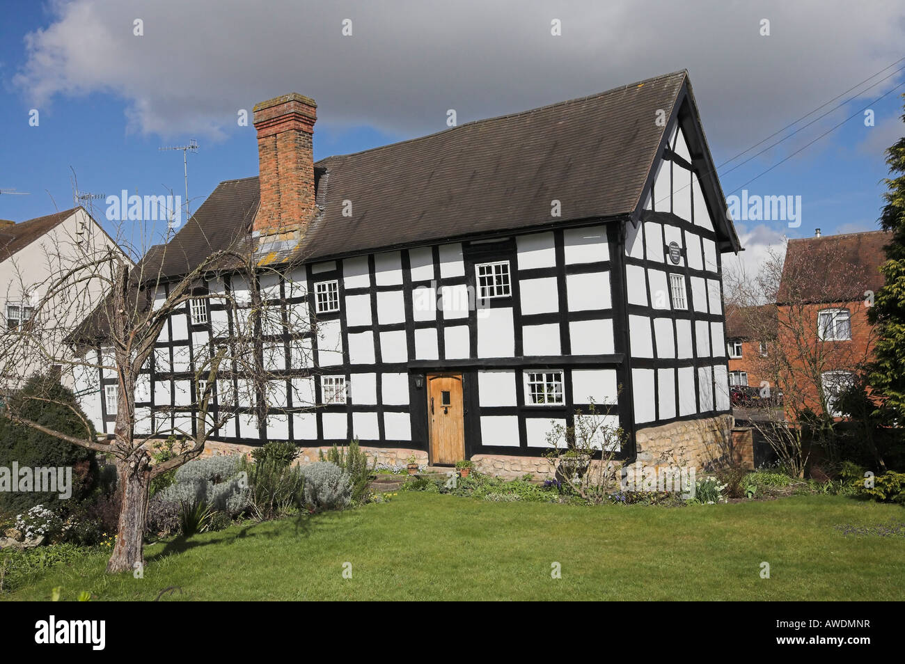 Medieval house, Worcestershire Stock Photo Alamy