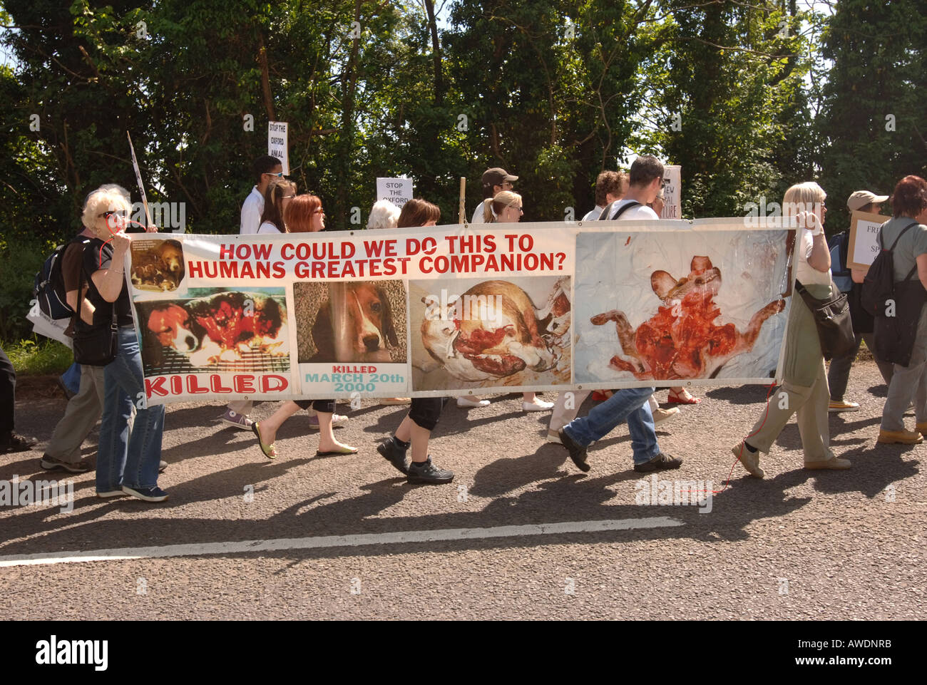 Animal rights protest hi-res stock photography and images - Alamy