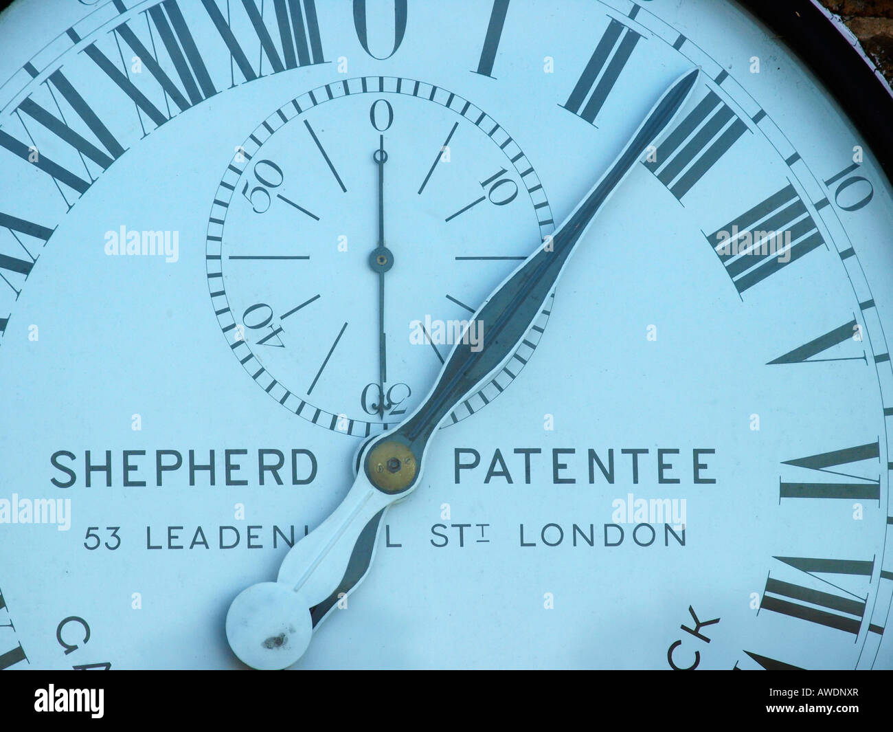 Greenwich Observatory Shepherd Gate Clock Stock Photo