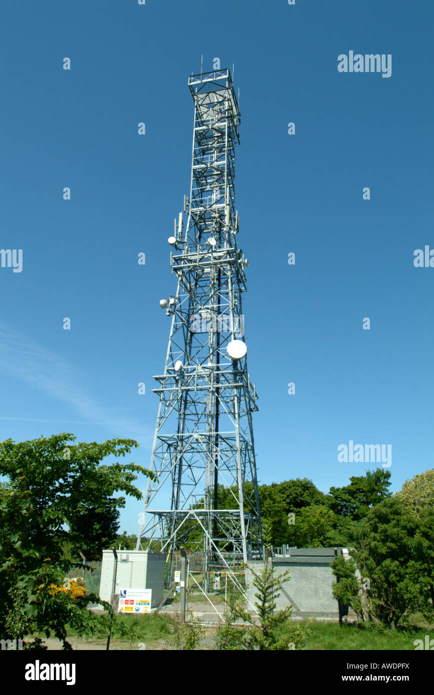Microwave tower Stock Photo Alamy