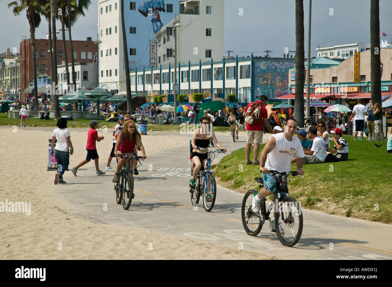 Venice Beach Boardwalk, California, USA Stock Photo - Alamy
