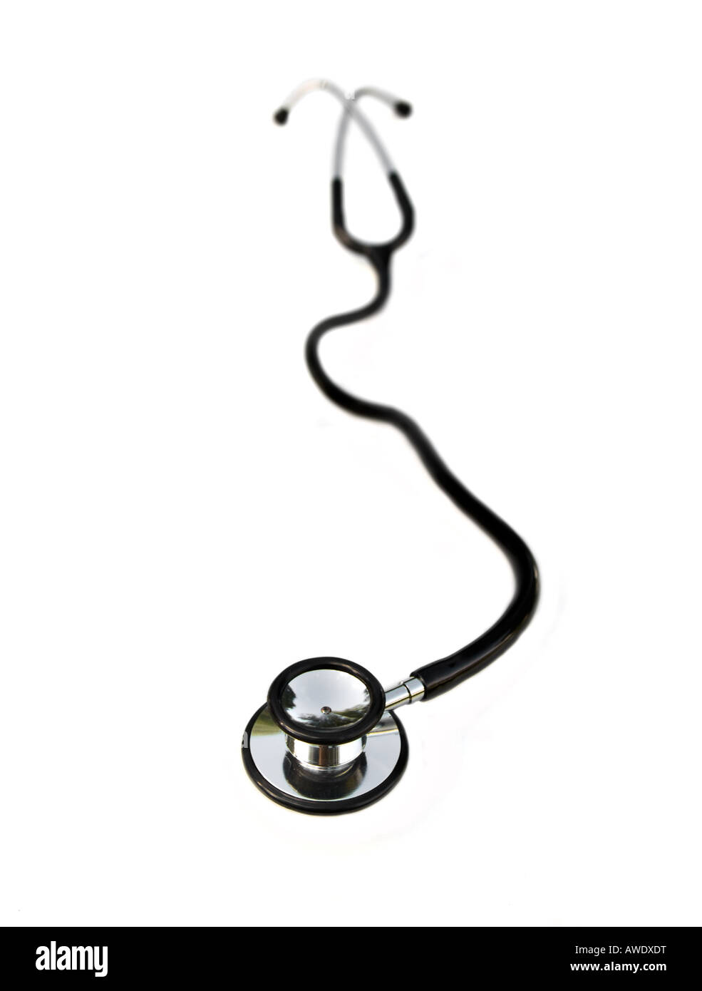 a doctor or physicians stethoscope isolated on white background Stock ...