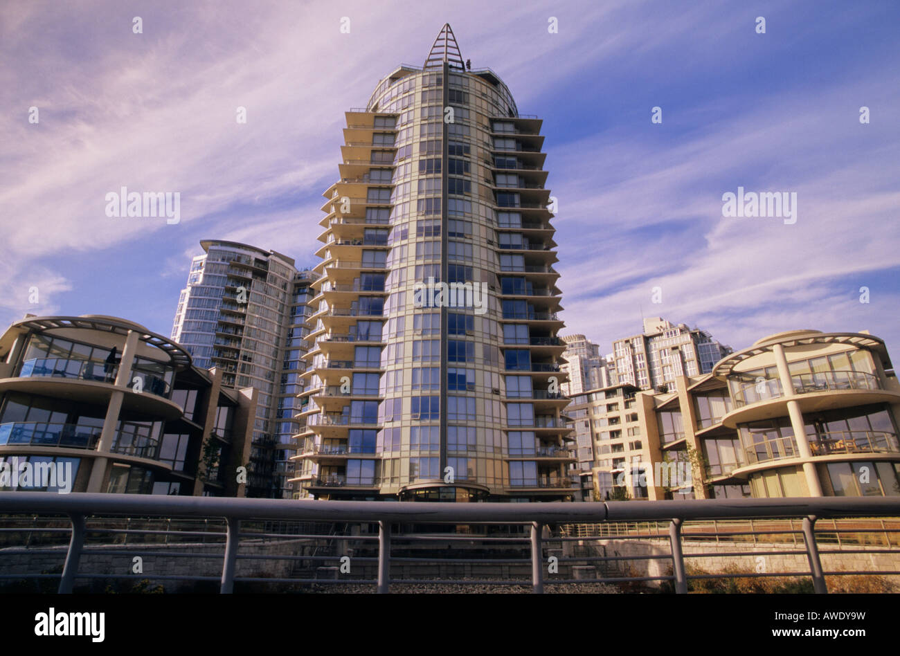 Hi rise condos Yaletown Vancouver BC Stock Photo Alamy
