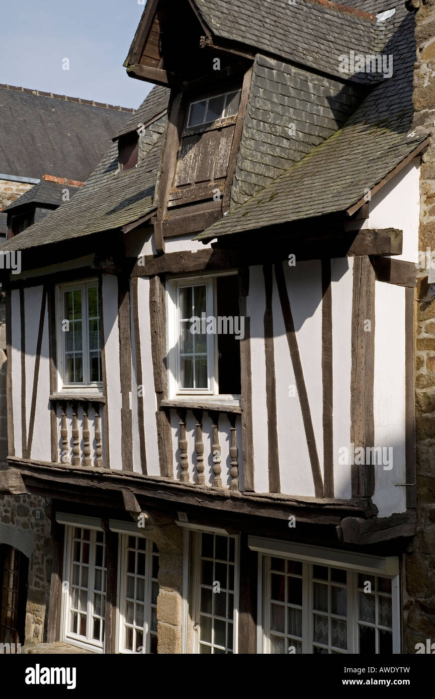 Timber framed house typical of northern France Stock Photo - Alamy