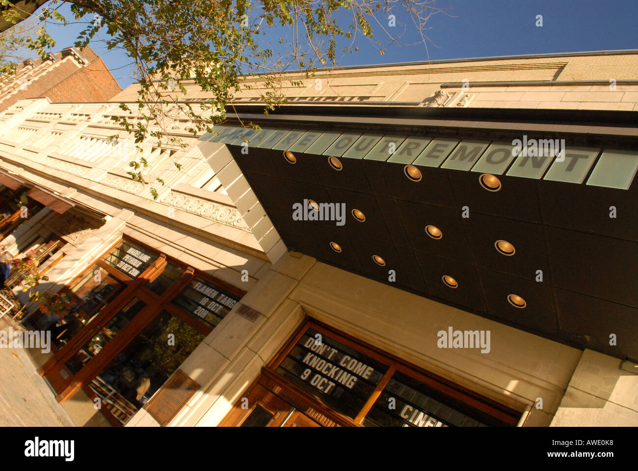 Outremont Theater on Bernard street Montreal Quebec Stock Photo Alamy