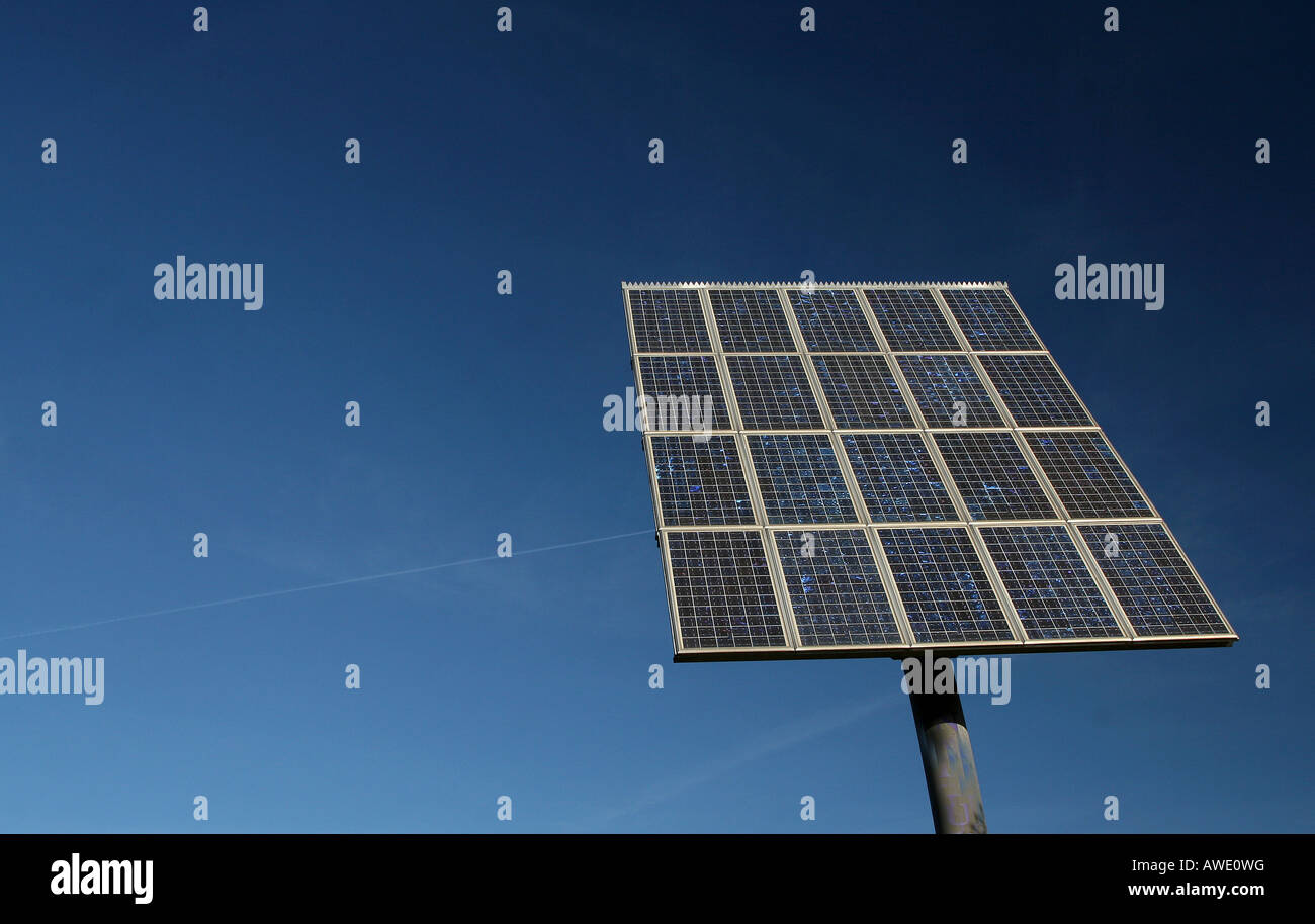 Solar energy, global warming Stock Photo Alamy