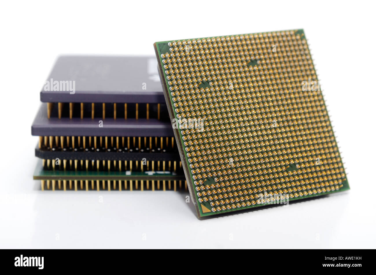 Computer processor detail close up Stock Photo Alamy