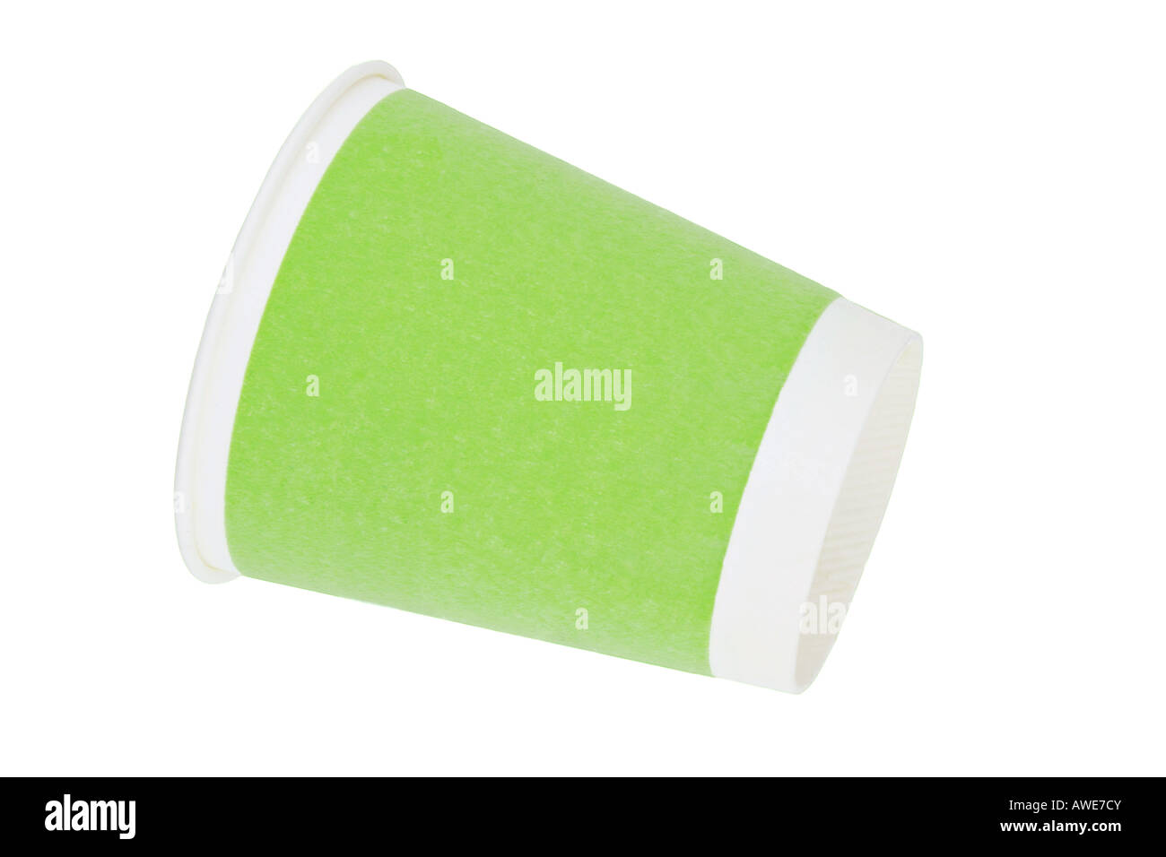 Disposable paper cup isolated on white background Stock Photo - Alamy