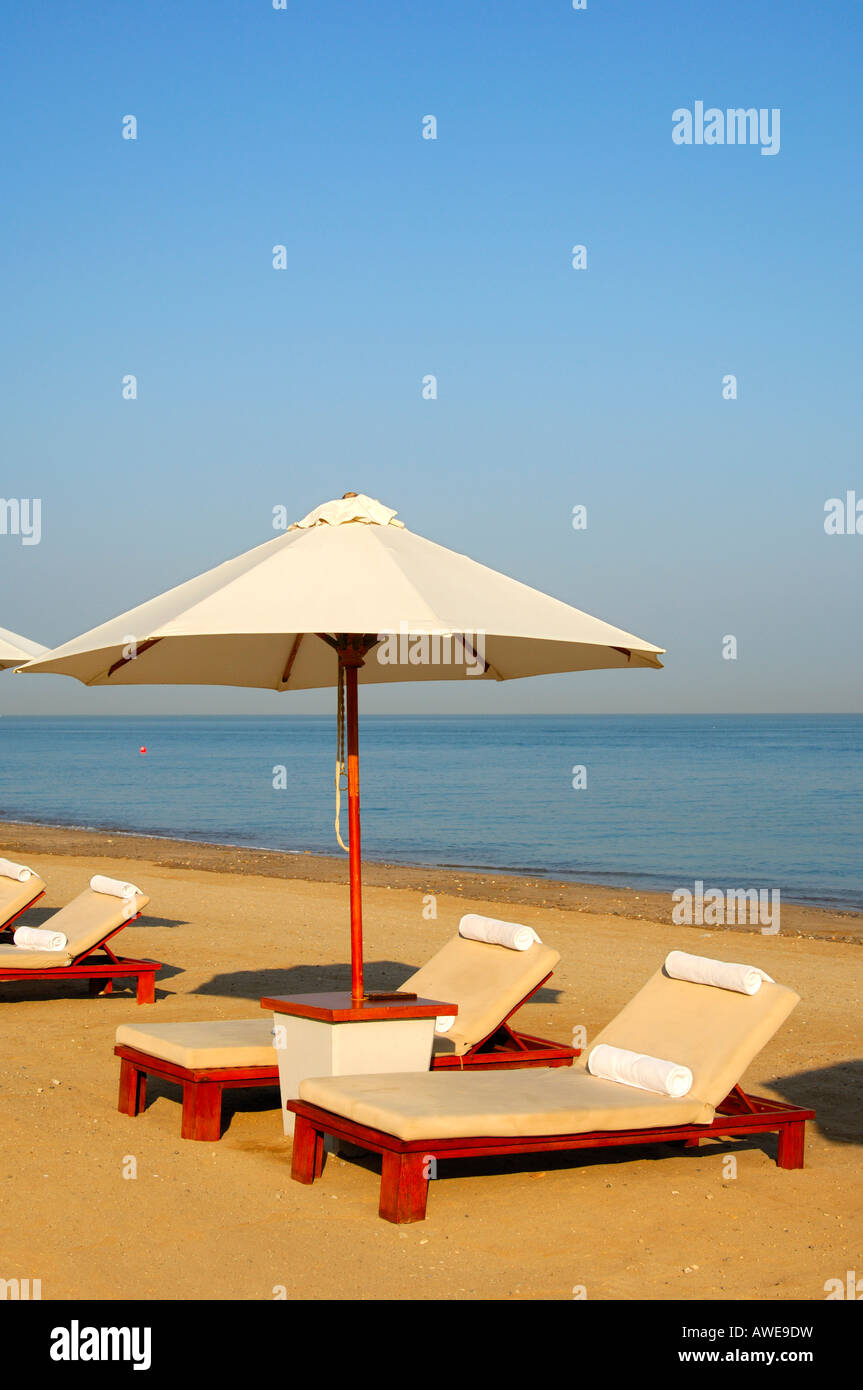 Sunshade on the beach Stock Photo Alamy