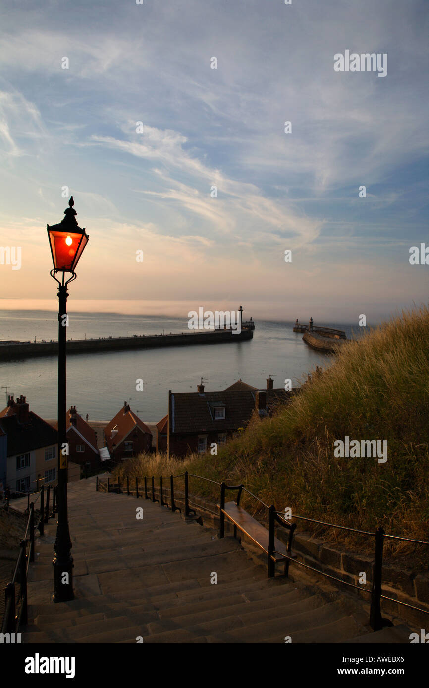 Steps down from whitby abbey hi-res stock photography and images - Alamy