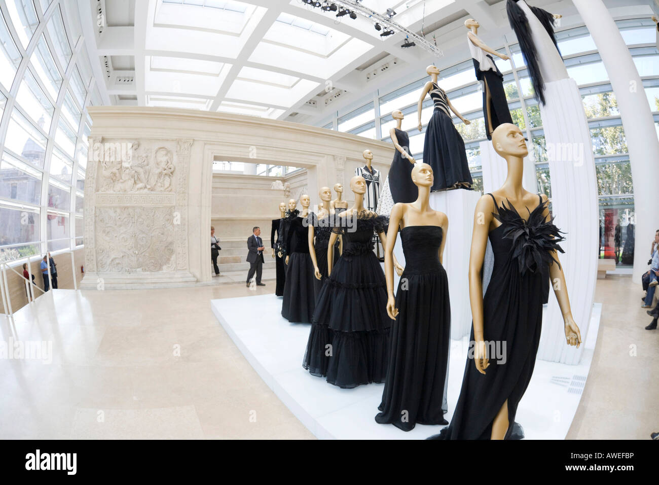 Valentino in Rome: 45 years of Style exhibition at Ara Pacis Augustae,  Rome, Italy, Europe Stock Photo - Alamy